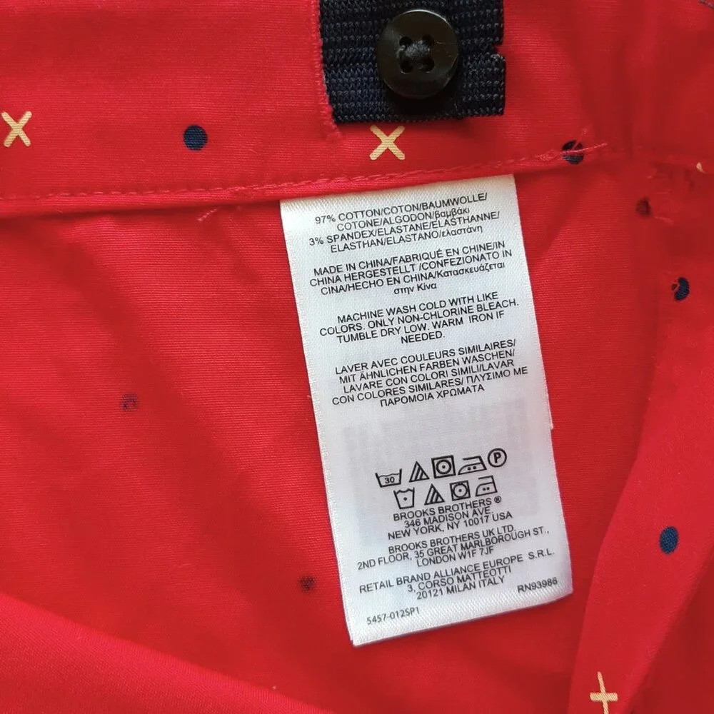 Brooks Brothers Fleece Girls Red Short Skirt in Size 8 - Picture 6 of 8